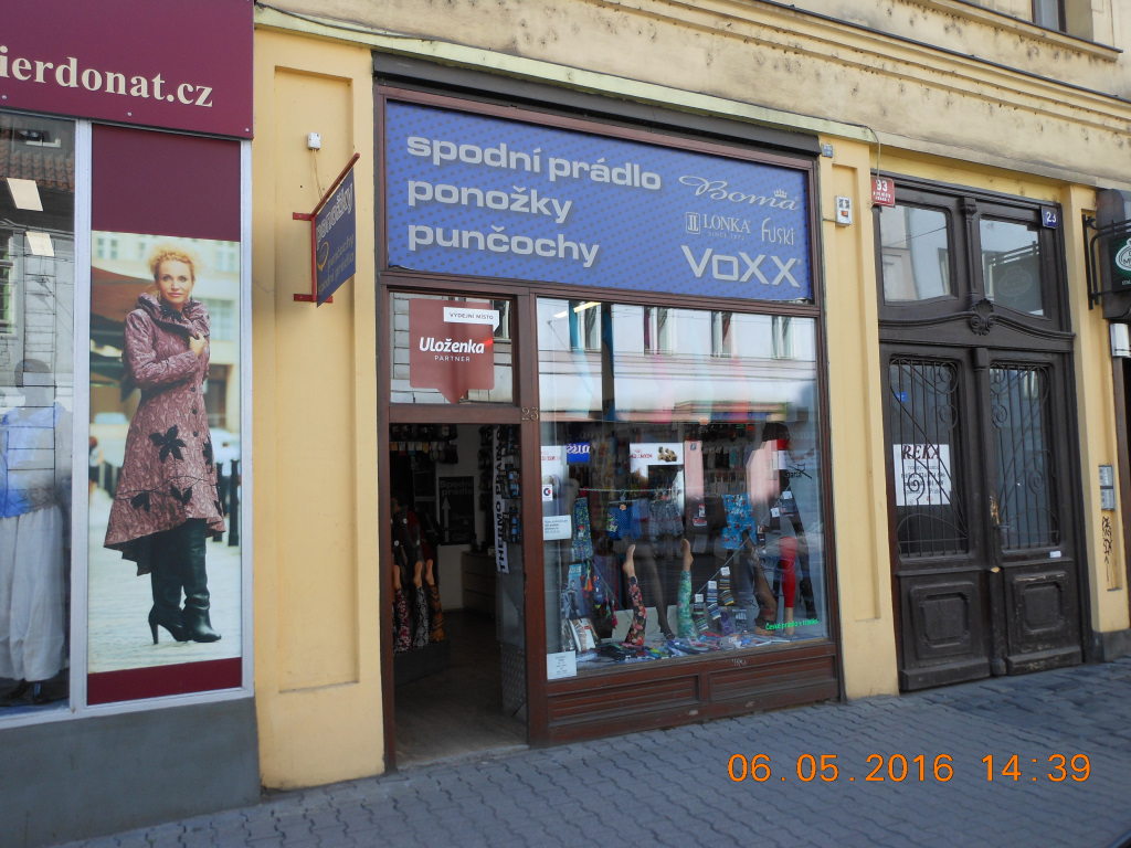 Pobočka Praha 1, Spálená 23 (Punčochové zboží) Pobočka Praha 1, Spálená 23 (Punčochové zboží)