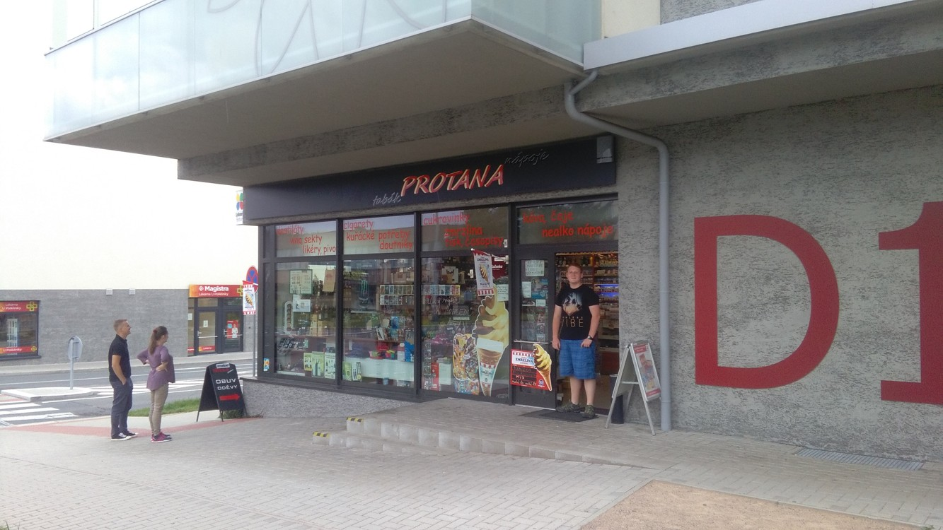 Praha 4 - Modřany - Československého exilu 2154/28 (Protana Tabák Nápoje)