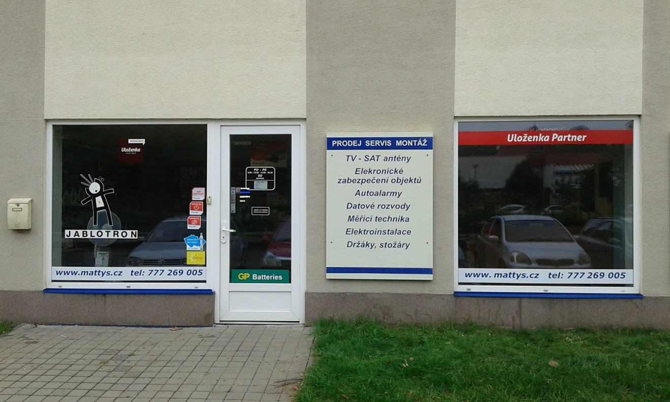 Pobočka Chrudim, U Stadionu 838, 537 03 (Mattys elektro) Pobočka Chrudim, U Stadionu 838, 537 03 (Mattys elektro)