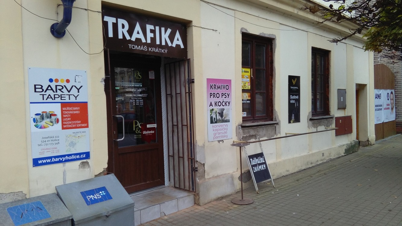 Holice - Nám.T.G.Masaryka 25 (Trafika Krátký Tomáš)
