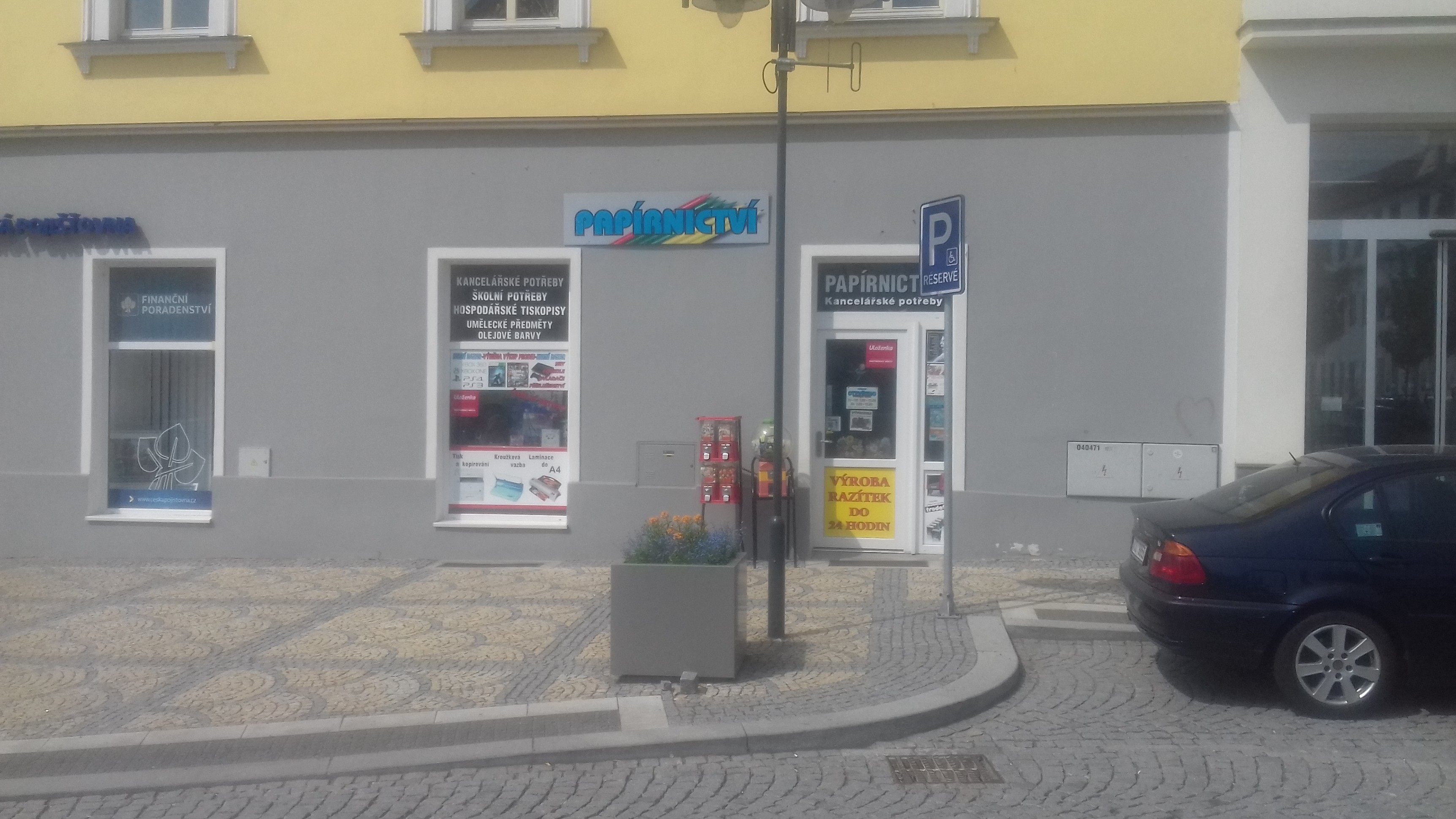 Tábor - nám. Františka Křižíka 347 (Papírnictví)